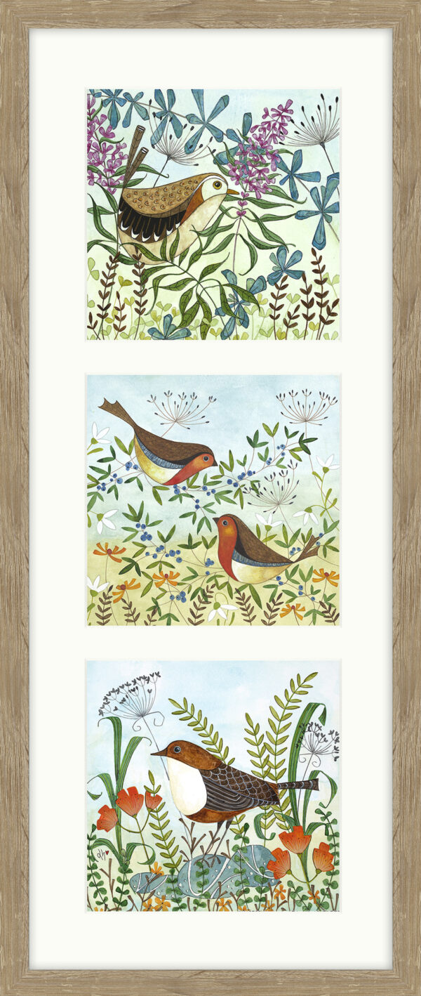 AK12786 Hedgerow Trio - 22 x 52cm