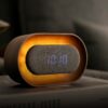 Lumos Clock - Oval - Walnut
