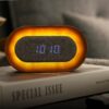 Lumos Clock - Oval - Walnut