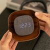 Lumos Clock - Square - Walnut
