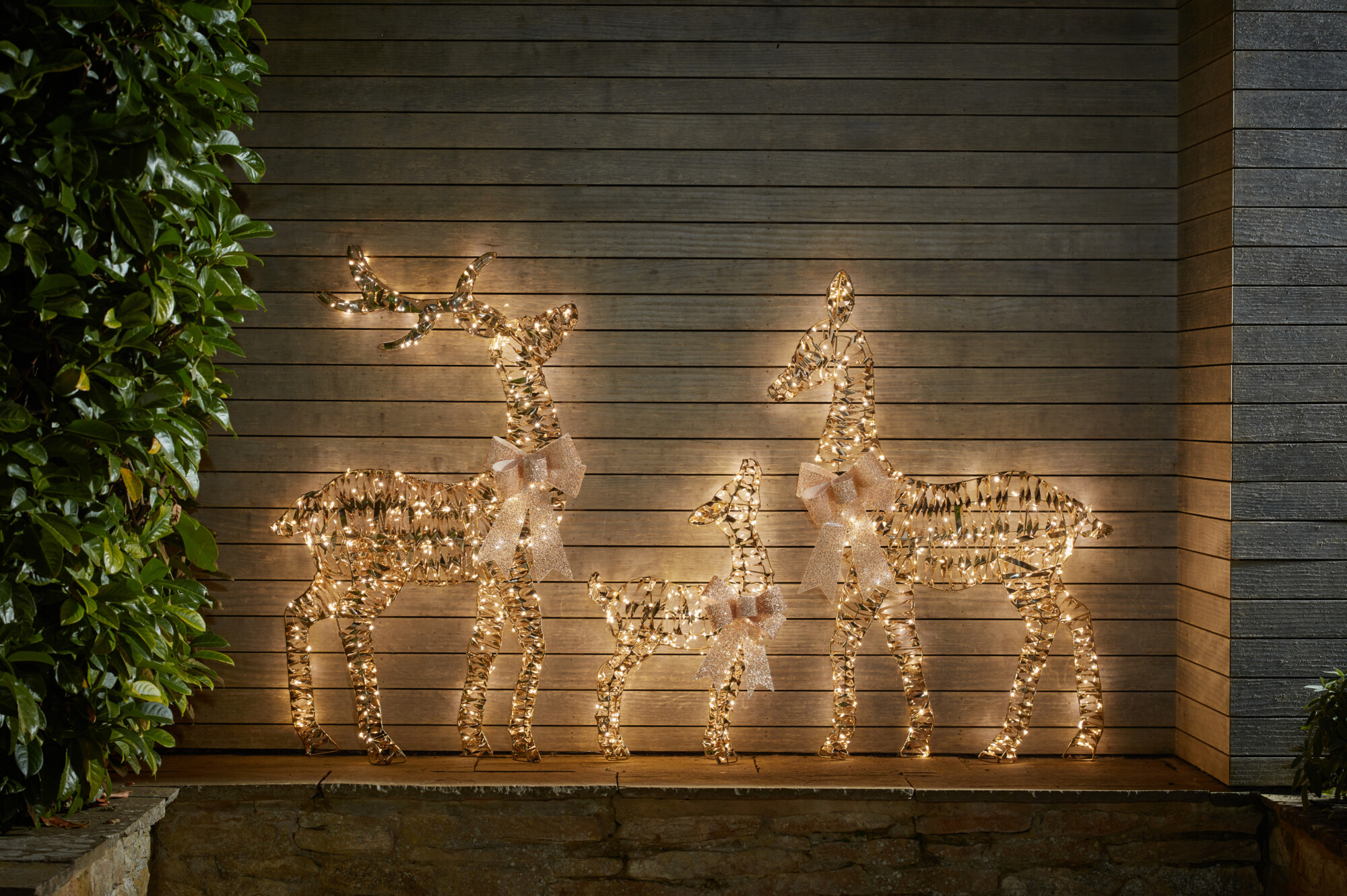 Gold Twist Deer Family - set of 3 Gold Twist Deer Family - set of 3