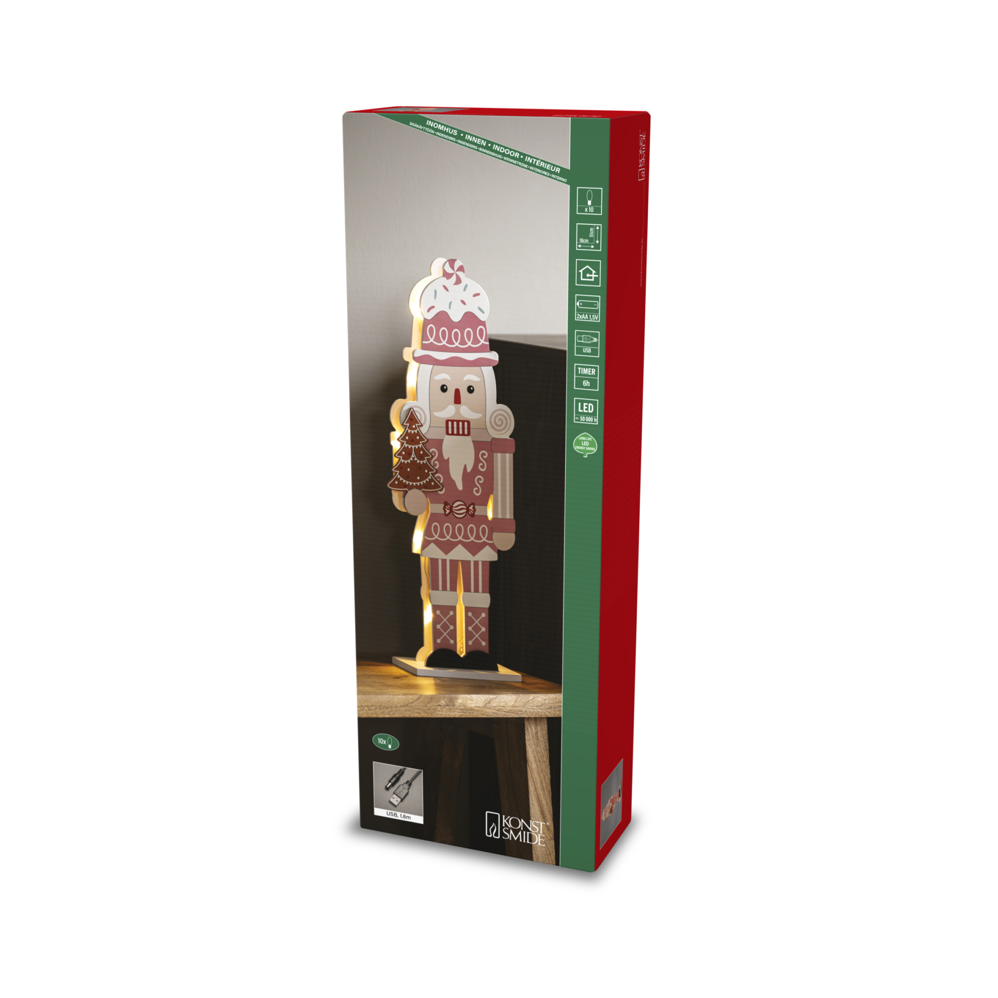 3242-340 Pink Nutcracker 3242-340 Pink Nutcracker