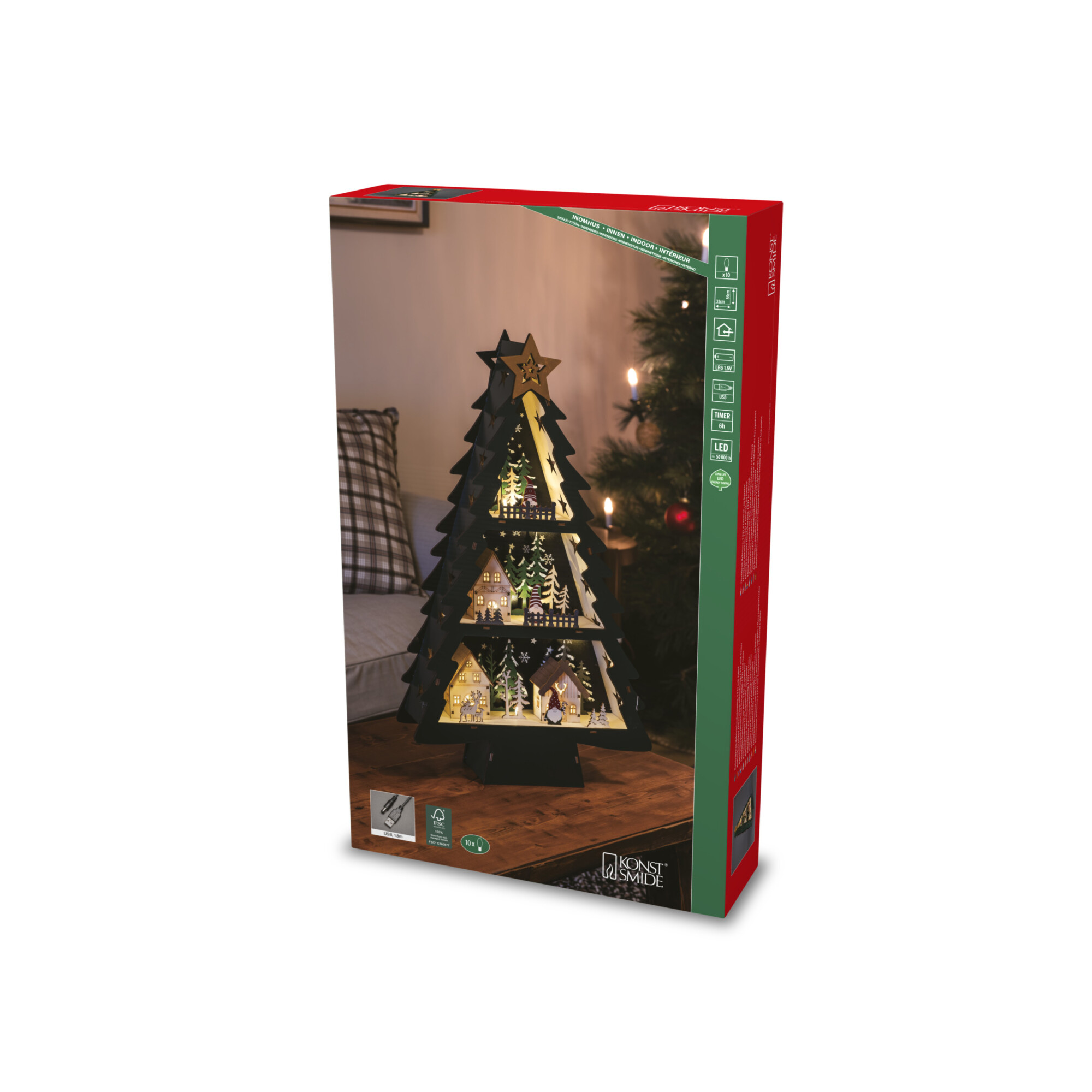 3297-950 Wooden Christmas Tree 3297-950 Wooden Christmas Tree