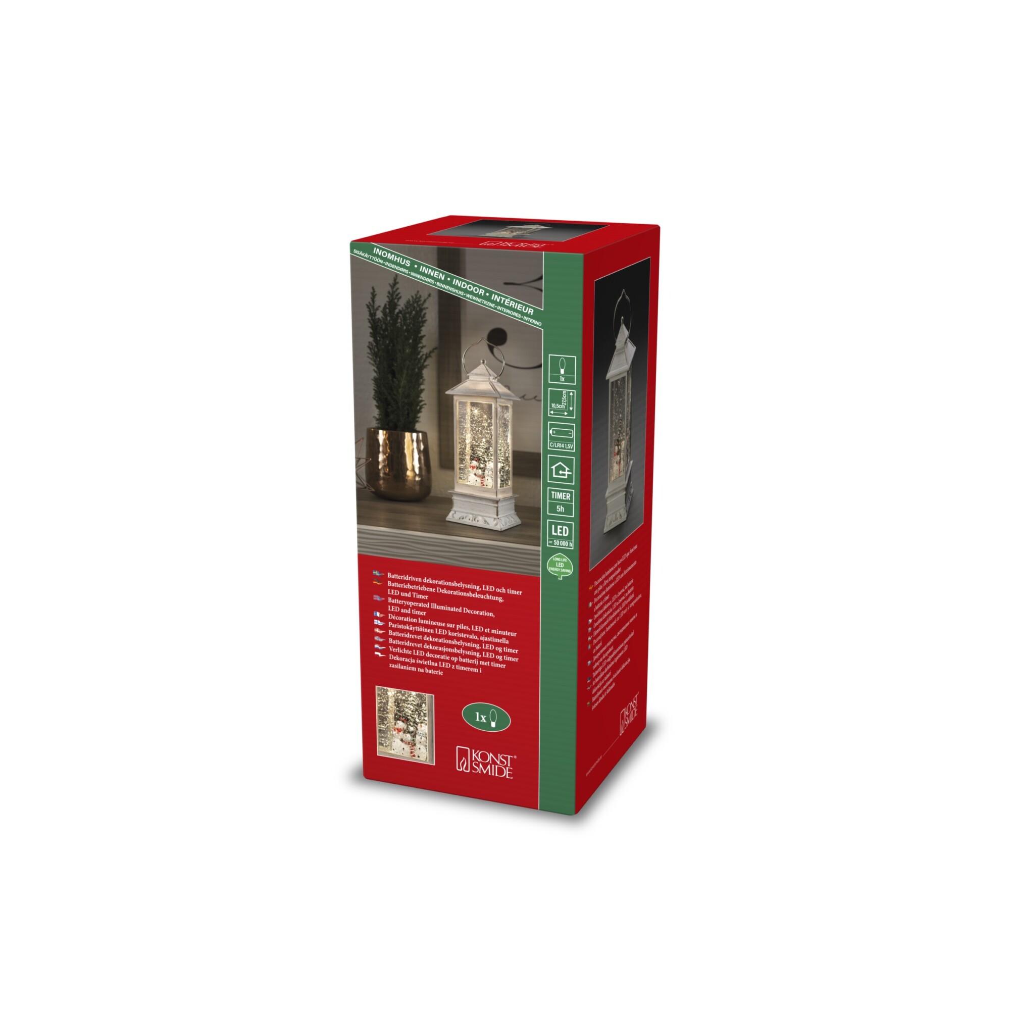 4365-200 Snowmen Lantern 4365-200 Snowmen Lantern