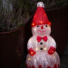 6212-103 Acrylic Snowman 37cm