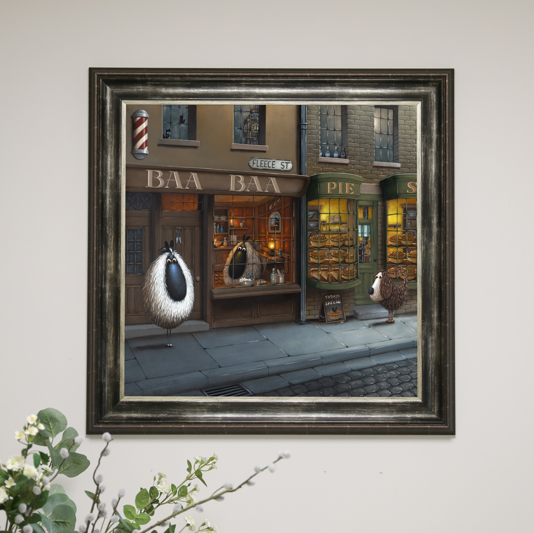 FCB15514 BaaBaa Of Fleece Street 55cmx55cm FCB15514 BaaBaa Of Fleece Street 55cmx55cm