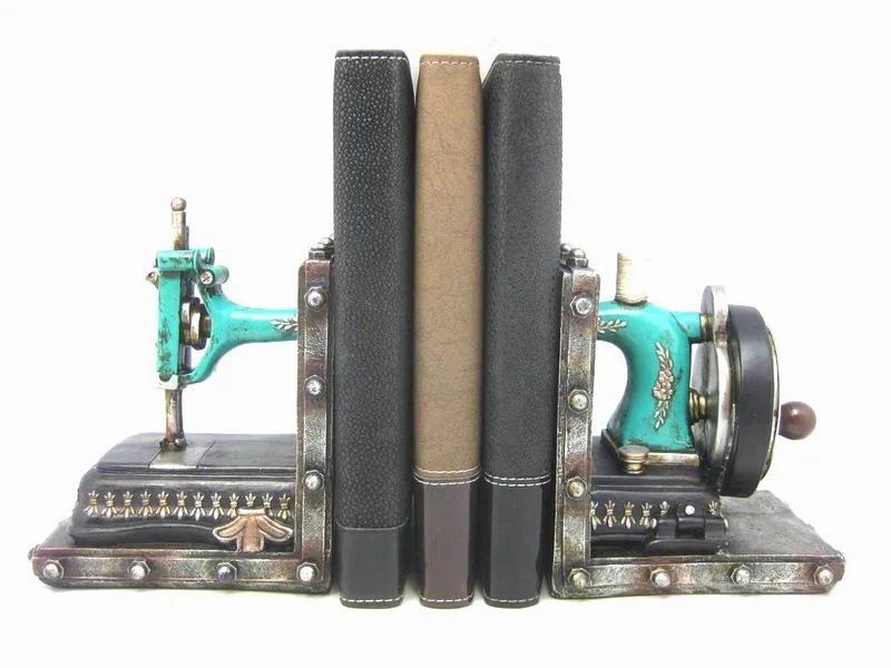 Vintage Sewing Machine Bookends Vintage Sewing Machine Bookends