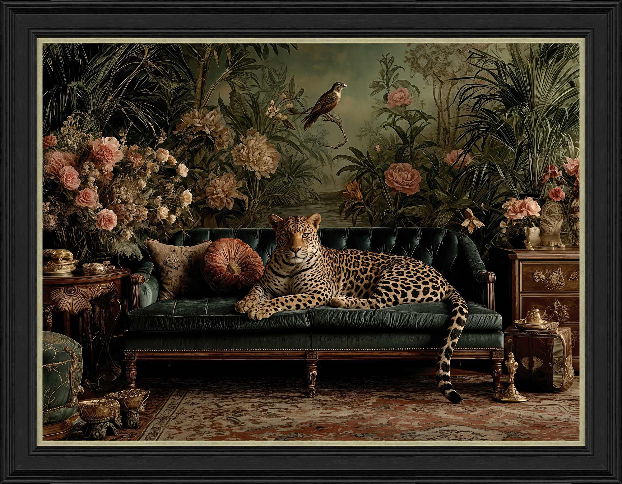 AK12903 Lounging Leopard - 90 x 70cm AK12903 Lounging Leopard - 90 x 70cm