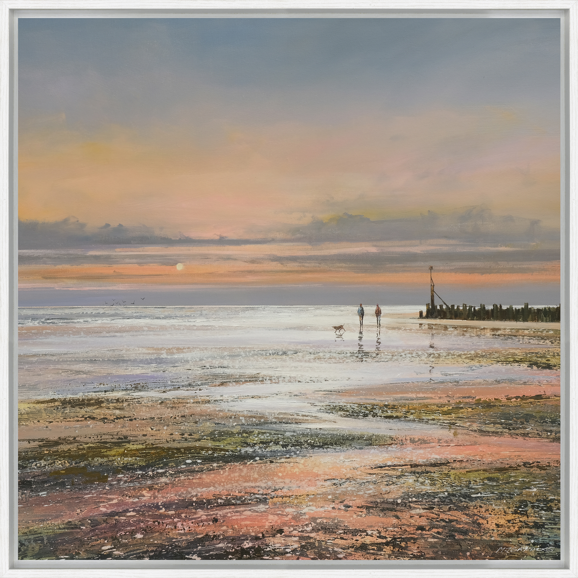 AK13064 Late Evening Walk - 64 x 64cm AK13064 Late Evening Walk - 64 x 64cm