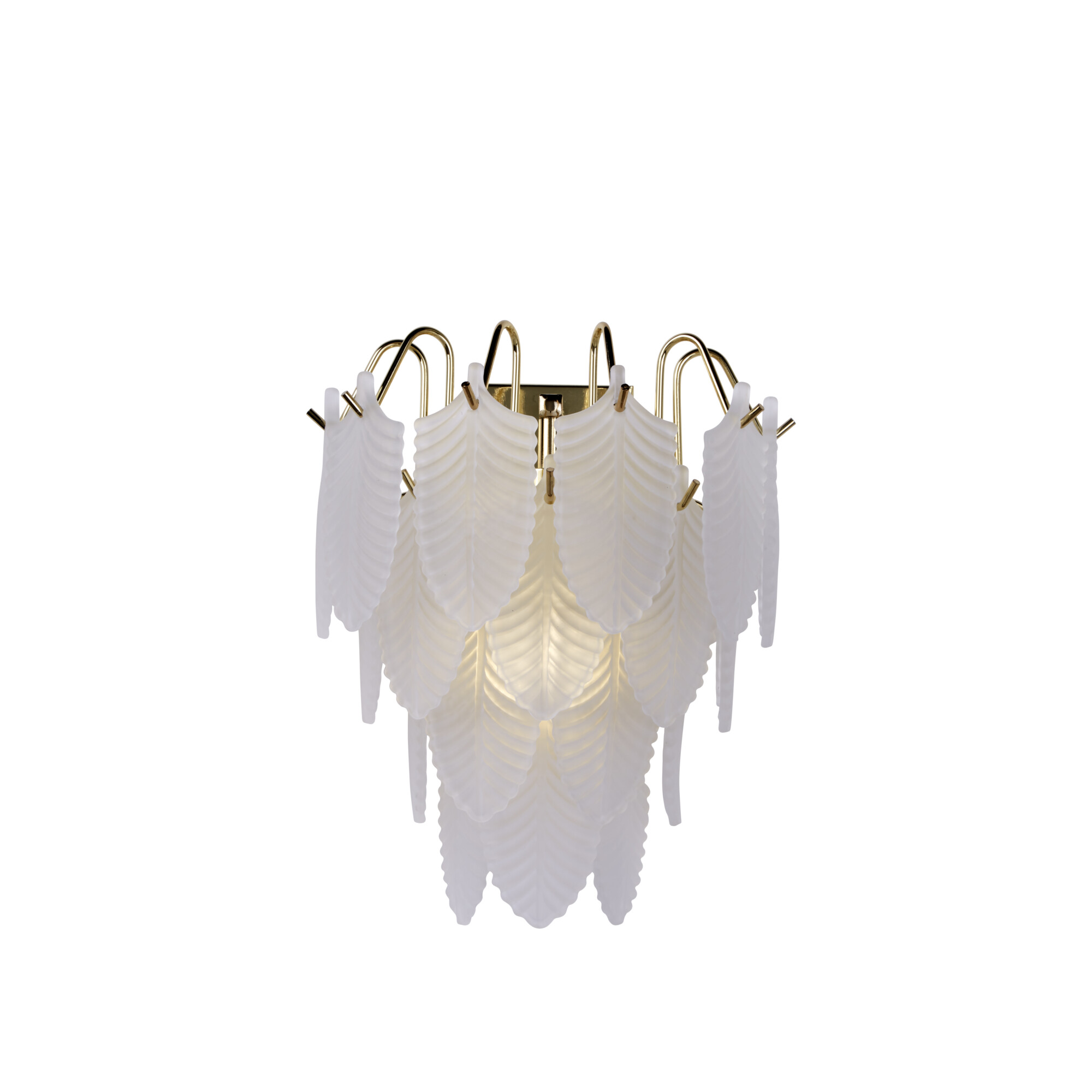 Feather Wall Light - Light on Feather Wall Light - Light on