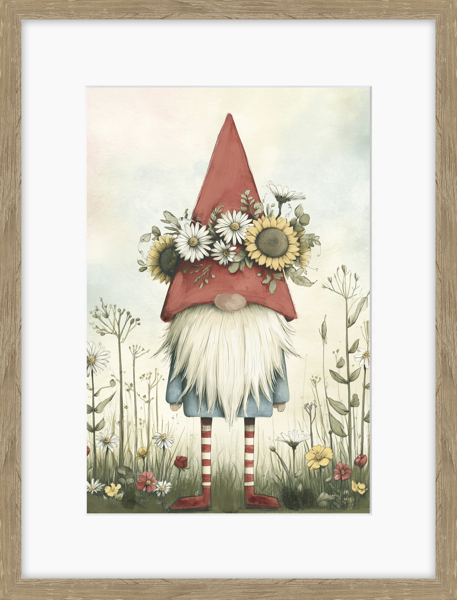 AK13168 Garden Gonk - 32 x 42cm AK13168 Garden Gonk - 32 x 42cm
