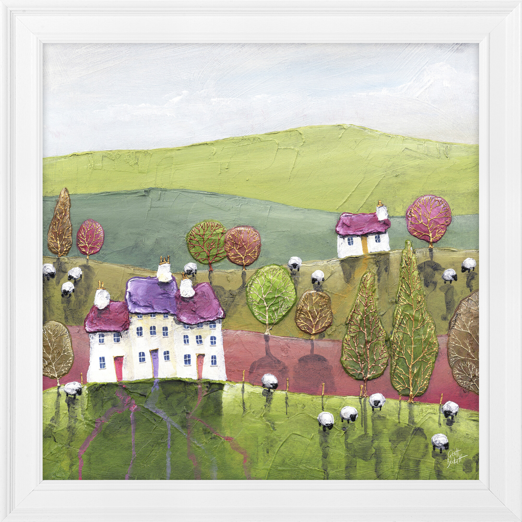 AK13233 Mulberry Fields - 67 x 67cm AK13233 Mulberry Fields - 67 x 67cm