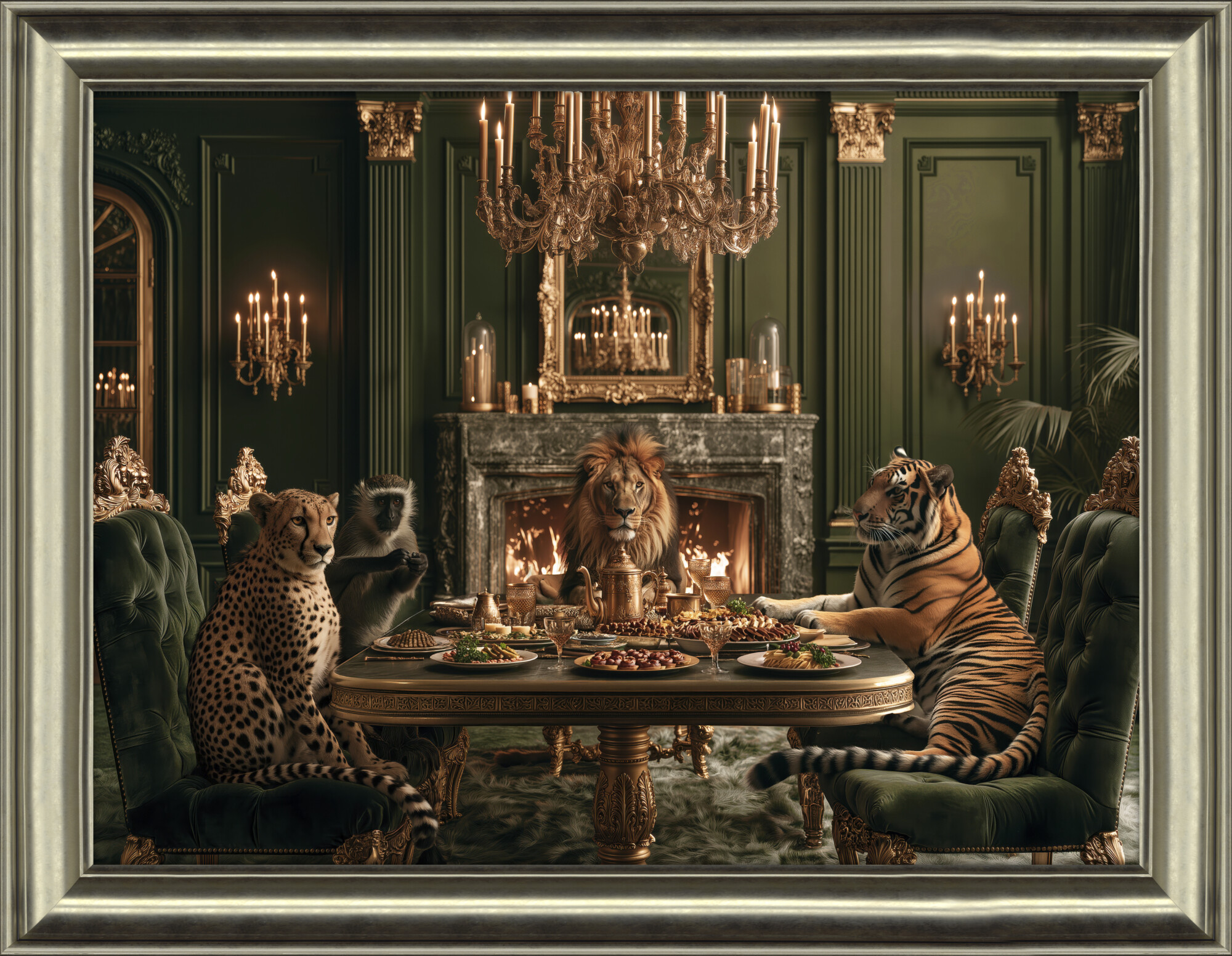 AK13242 Noble Feast - 116 x 90cm AK13242 Noble Feast - 116 x 90cm