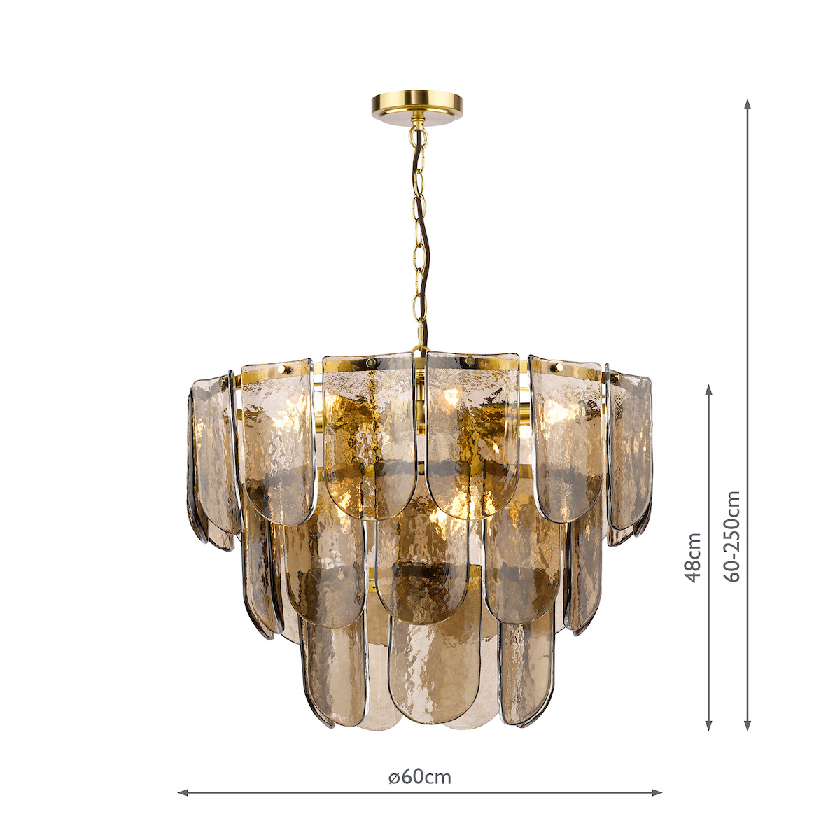 Anielle 9 Light Pendant - Dimensions Anielle 9 Light Pendant - Dimensions