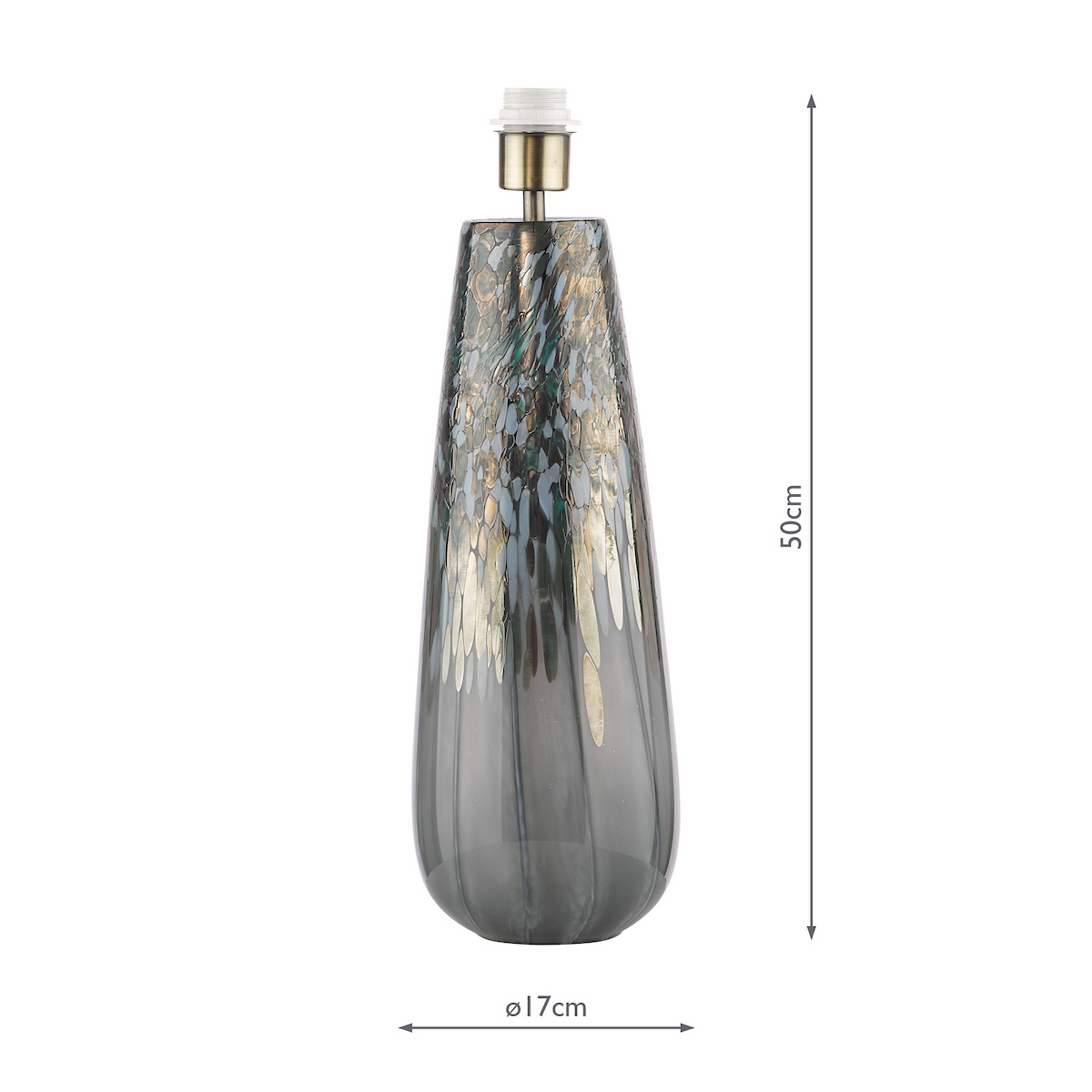 Erdis Table Lamp - Base Dimensions Erdis Table Lamp - Base Dimensions