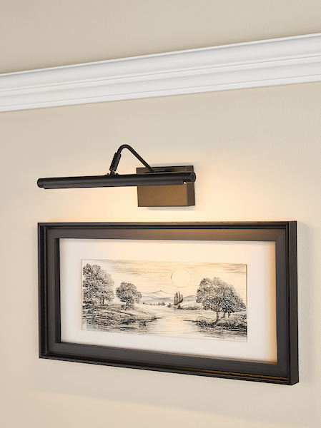 Tyrus 35cm Picture Light - Satin Black Tyrus 35cm Picture Light - Satin Black