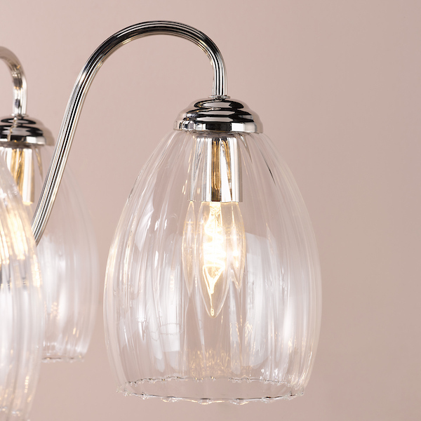 Valora 5 Light Pendant - Polished Nickel Valora 5 Light Pendant - Polished Nickel