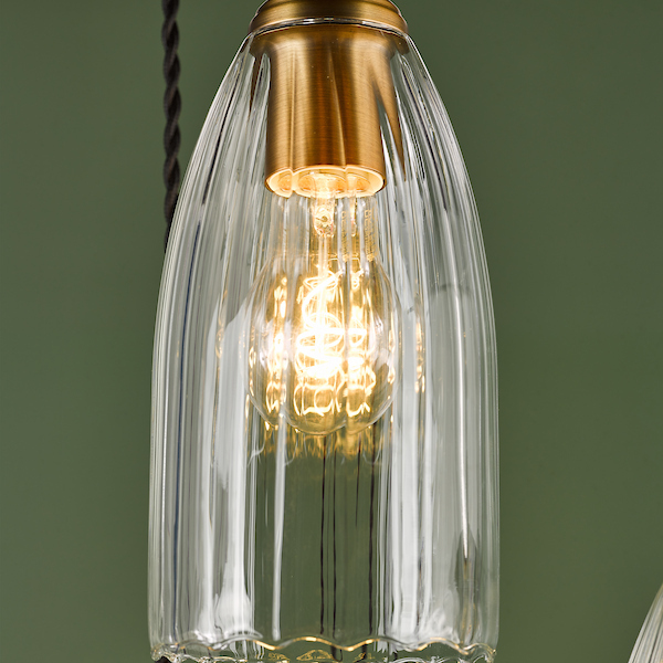 Valora 6 Light Cluster Pendant - Brushed Bronze Valora 6 Light Cluster Pendant - Brushed Bronze