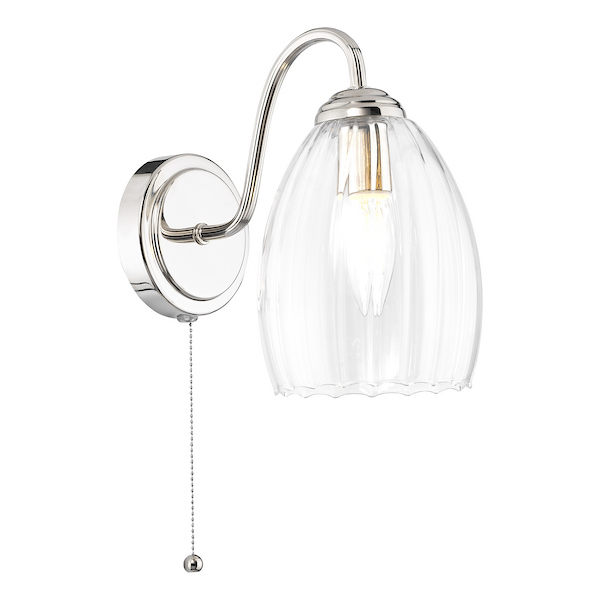 Valora Wall Light - Polished Nickel Valora Wall Light - Polished Nickel