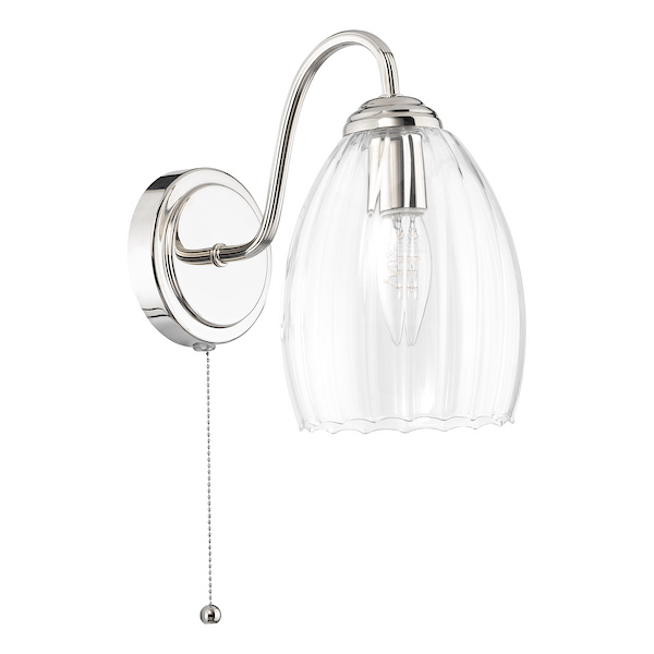 Valora Wall Light - Polished Nickel Valora Wall Light - Polished Nickel