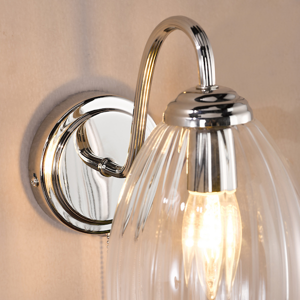 Valora Wall Light - Polished Nickel Valora Wall Light - Polished Nickel