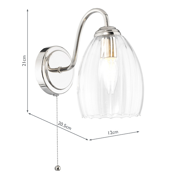 Valora Wall Light - Dimensions Valora Wall Light - Dimensions